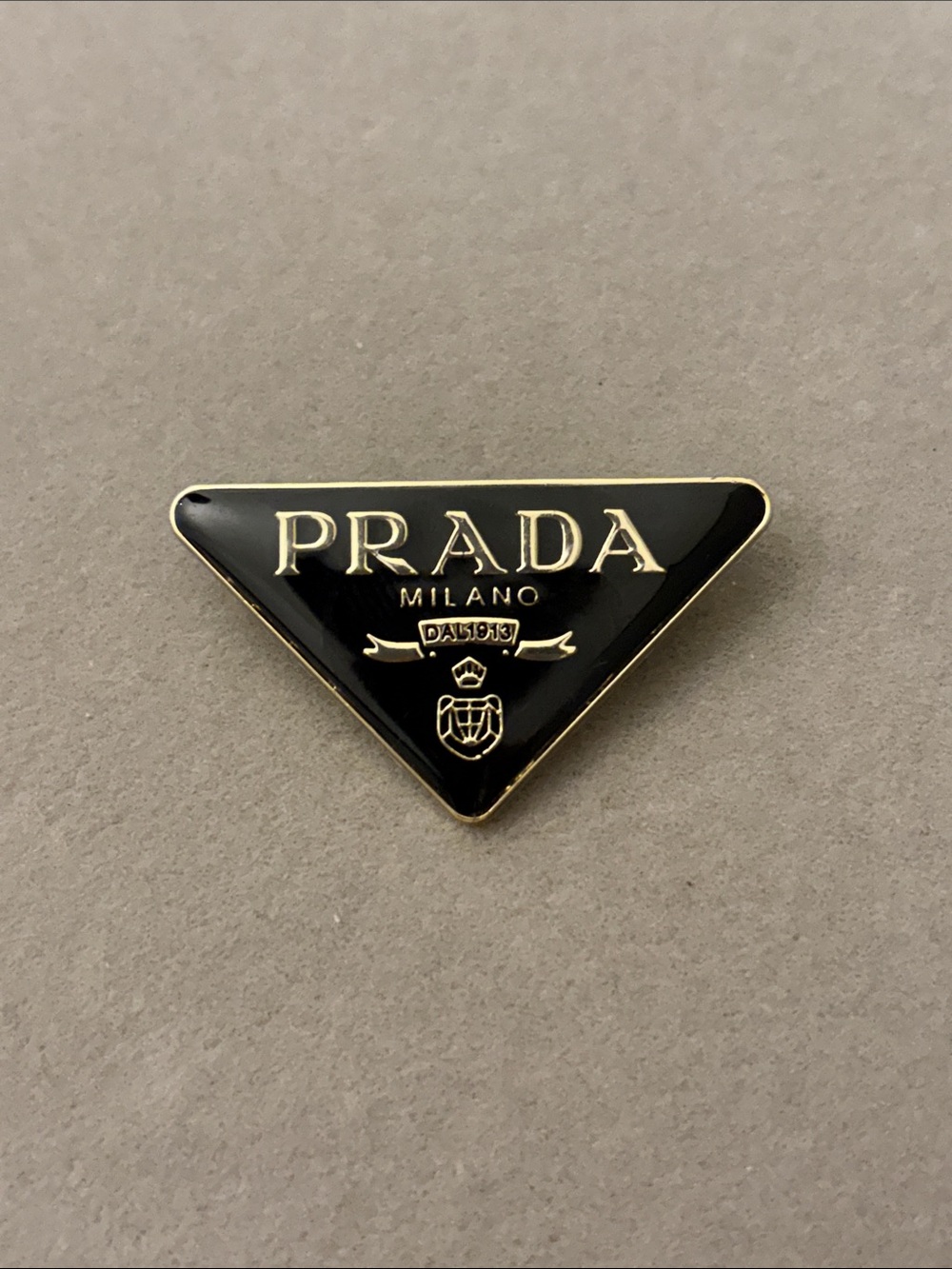 Black Triangle Logo Pin